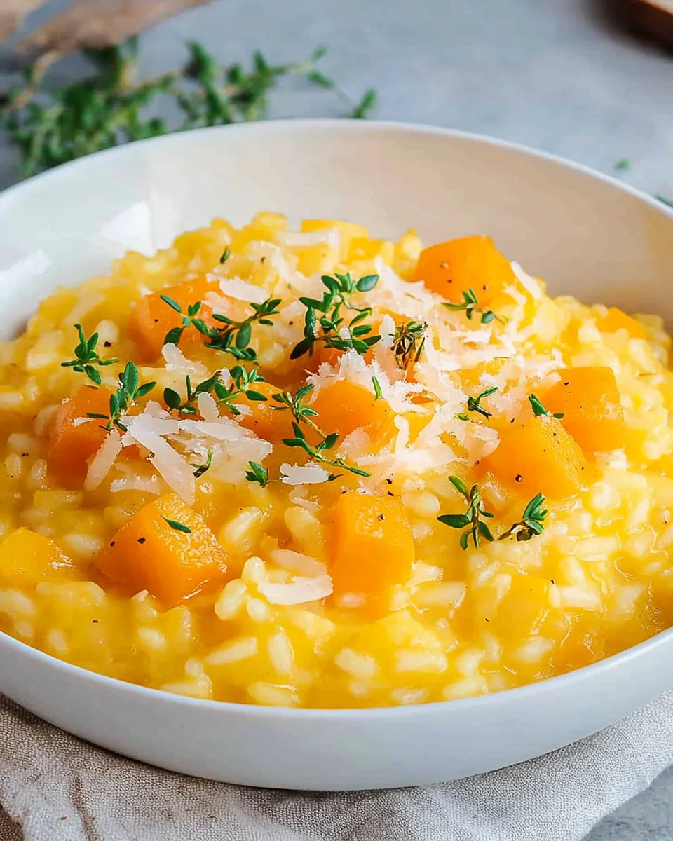 Kürbisrisotto