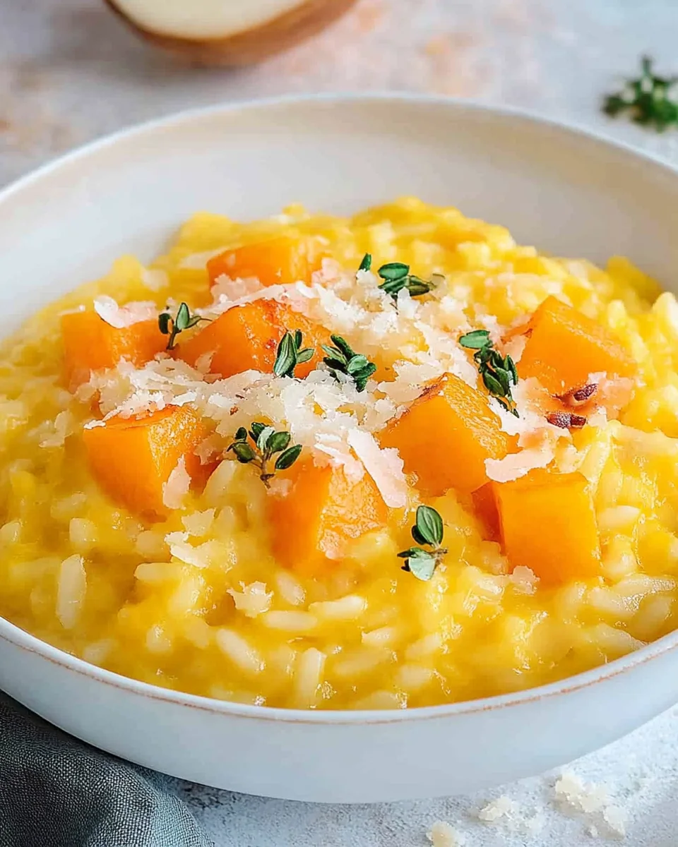Kürbisrisotto