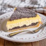 Saftiger Mohnkuchen mit Pudding & Schmand (schnelles Rezept)
