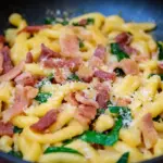Spätzle Turkey Turkey Bacon Pfanne