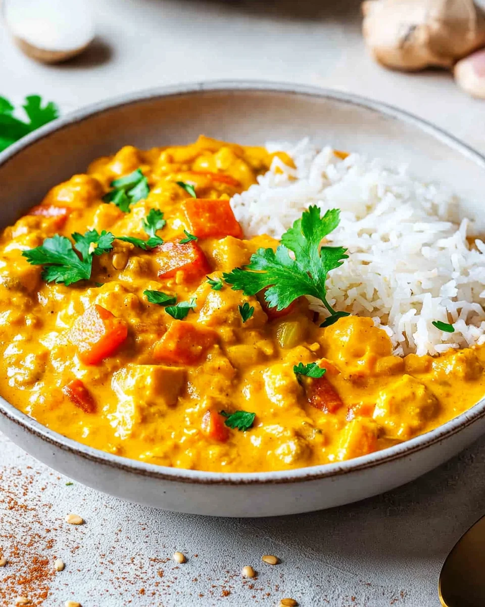 Süßkartoffel-Linsen-Curry
