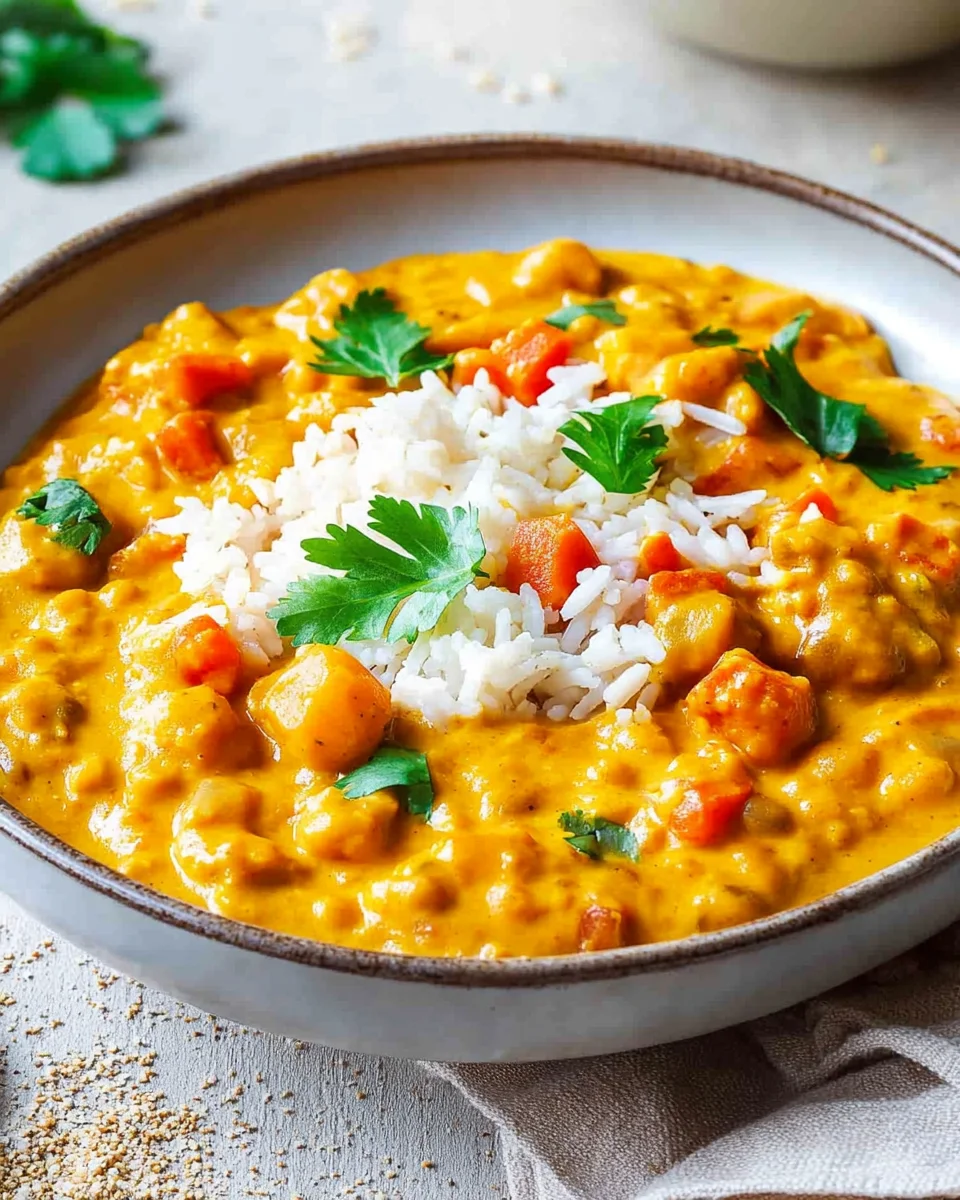 Süßkartoffel-Linsen-Curry