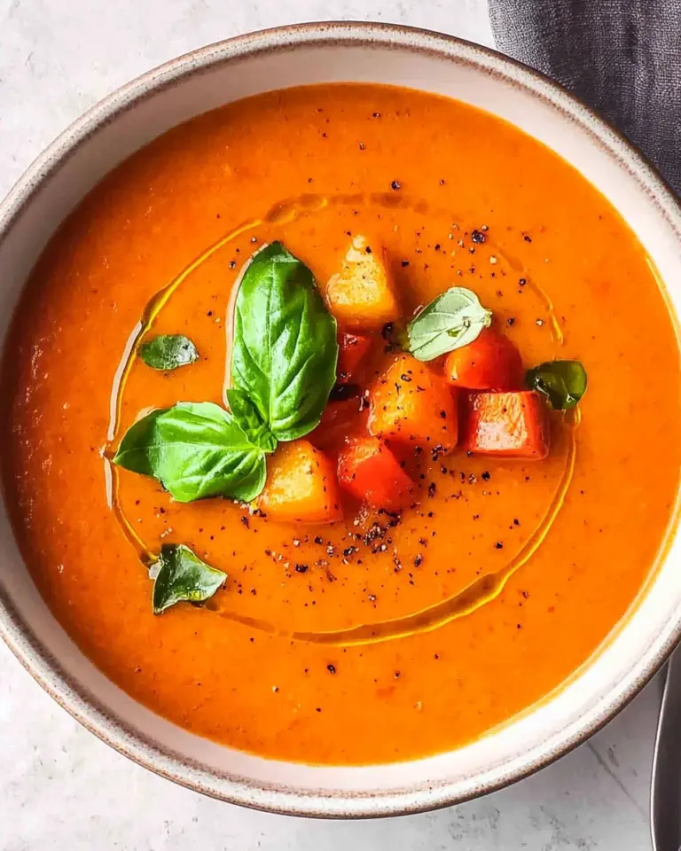 Tomaten-Paprika-Suppe aus dem Ofen
