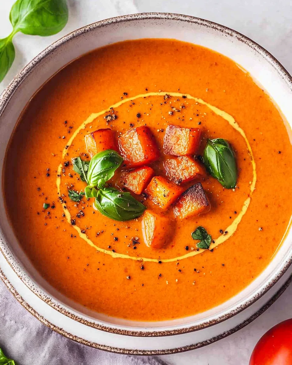 Tomaten-Paprika-Suppe