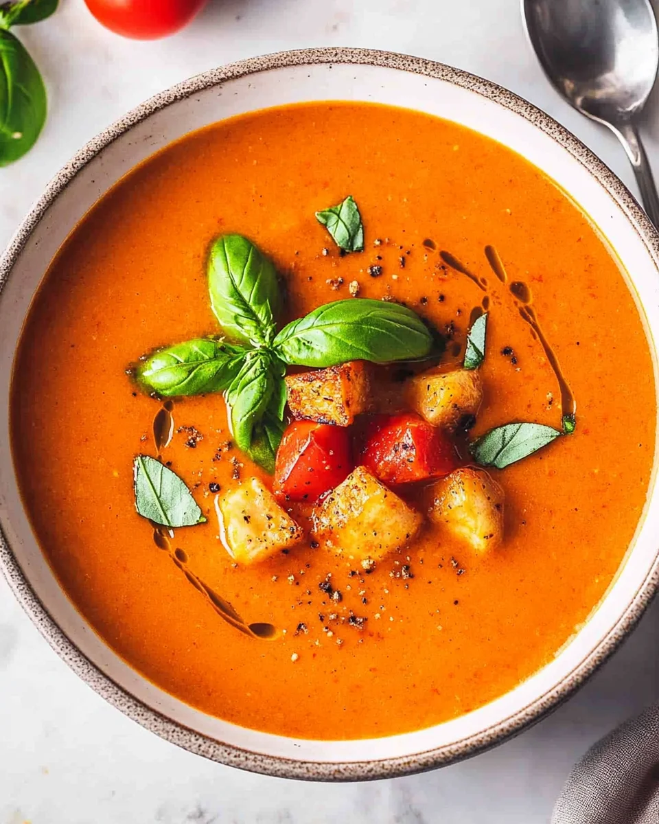 Tomaten-Paprika-Suppe