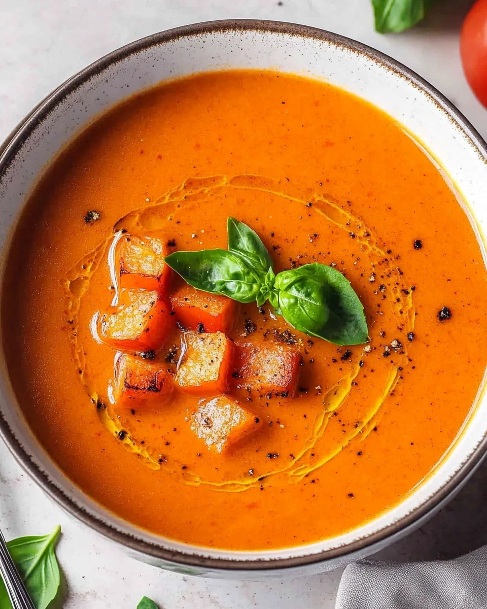 Tomaten-Paprika-Suppe