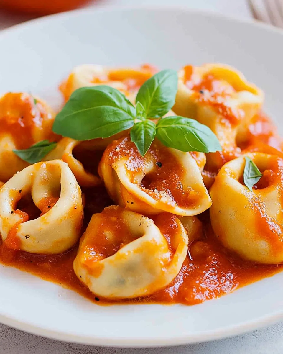 Tortellini mit Tomatensoße