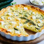 Zucchini-Quiche mit Feta