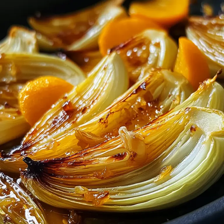 Chicorée gebraten mit Orange und Honig