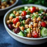Couscous-Salat mit Kichererbsen