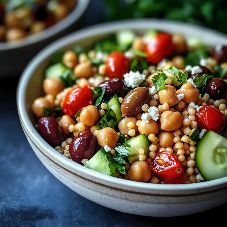 Couscous-Salat mit Kichererbsen