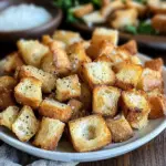 Croûtons aus der Heißluftfritteuse