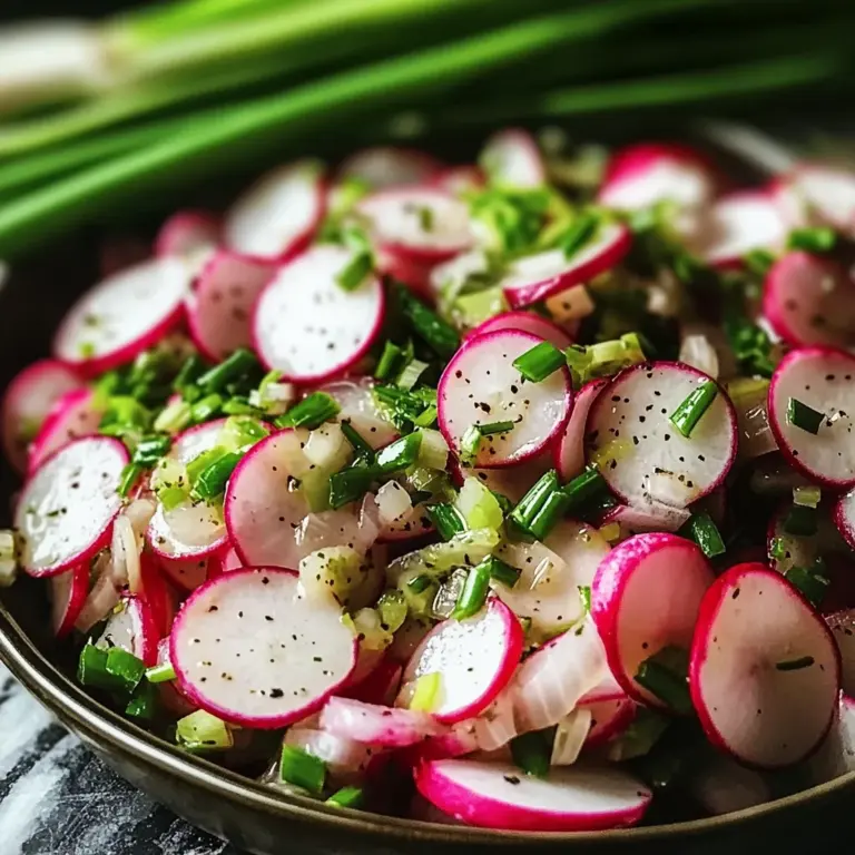 Einfacher Radieschensalat
