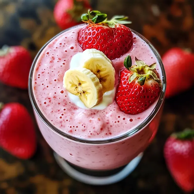 Erdbeer-Smoothie mit 3 Zutaten