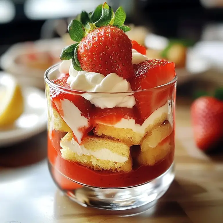 Erdbeer-Tiramisu im Glas