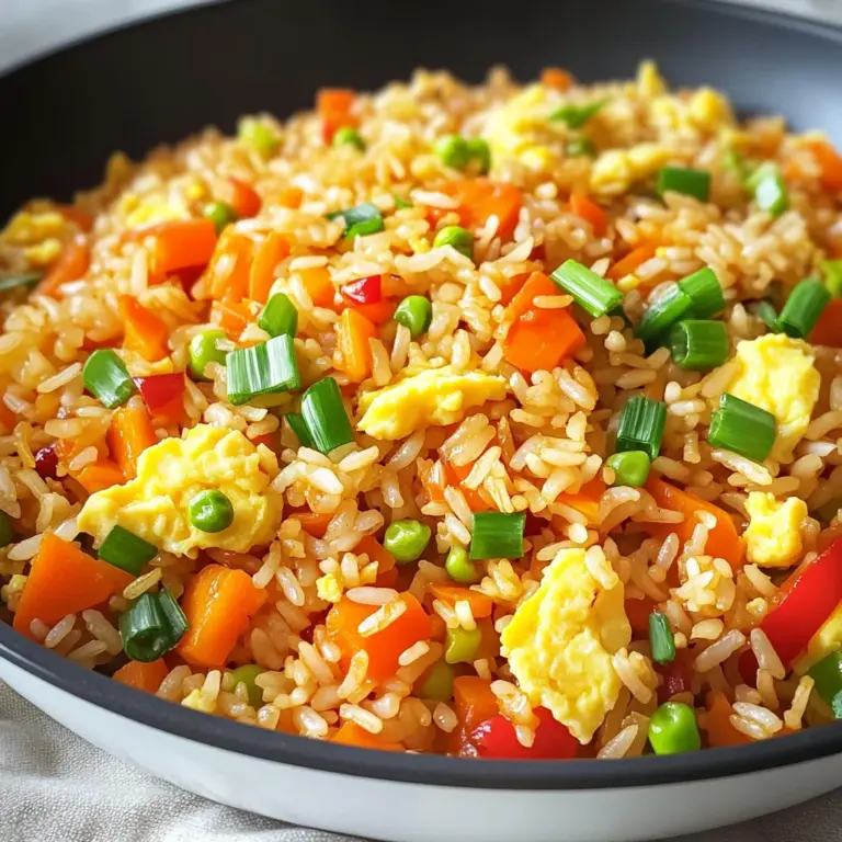 Gebratener Reis mit Ei und Gemüse (asiatisch & vegetarisch)
