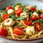 Spaghettisalat mit Pesto - schnell & einfach
