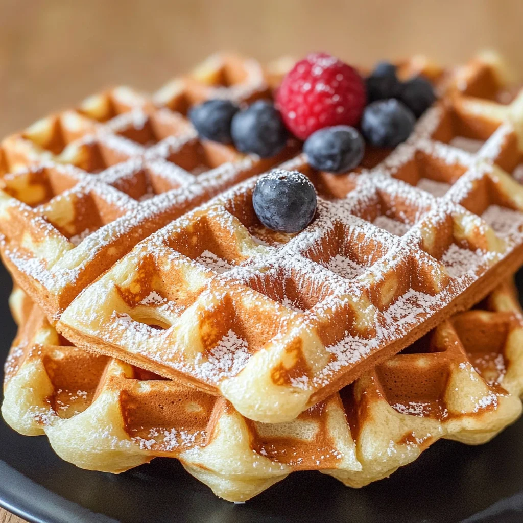 Waffel Rezept - Omas Waffelteig (einfach und fluffig)