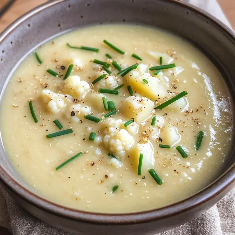 Blumenkohlsuppe - mit Kartoffeln, wie von Oma