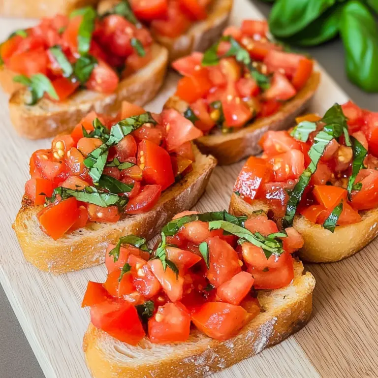 Bruschetta mit Tomaten - klassisch italienisch