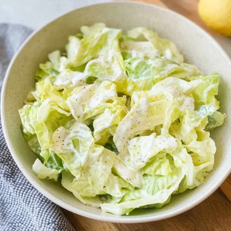 Eisbergsalat-Dressing mit Schmand und Zitrone