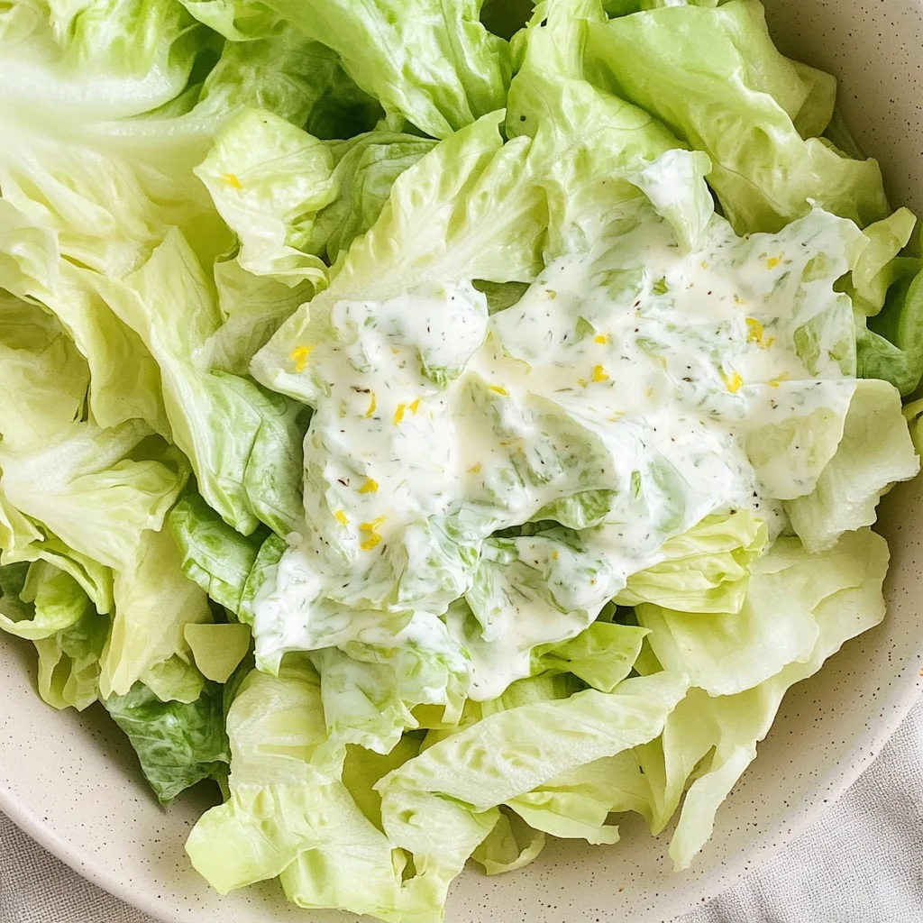 Eisbergsalat-Dressing