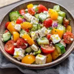 Griechischer Bauernsalat (einfaches Salat Rezept)