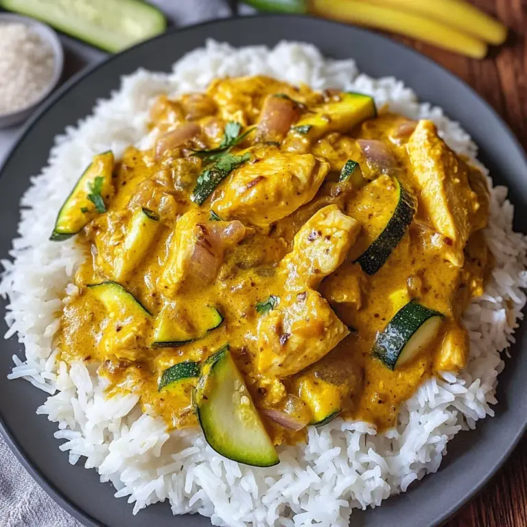 Indisches Hähnchen Curry mit Reis und Gemüse - ganz einfach
