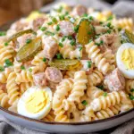 Klassischer Nudelsalat mit Mayo - einfach & schnell