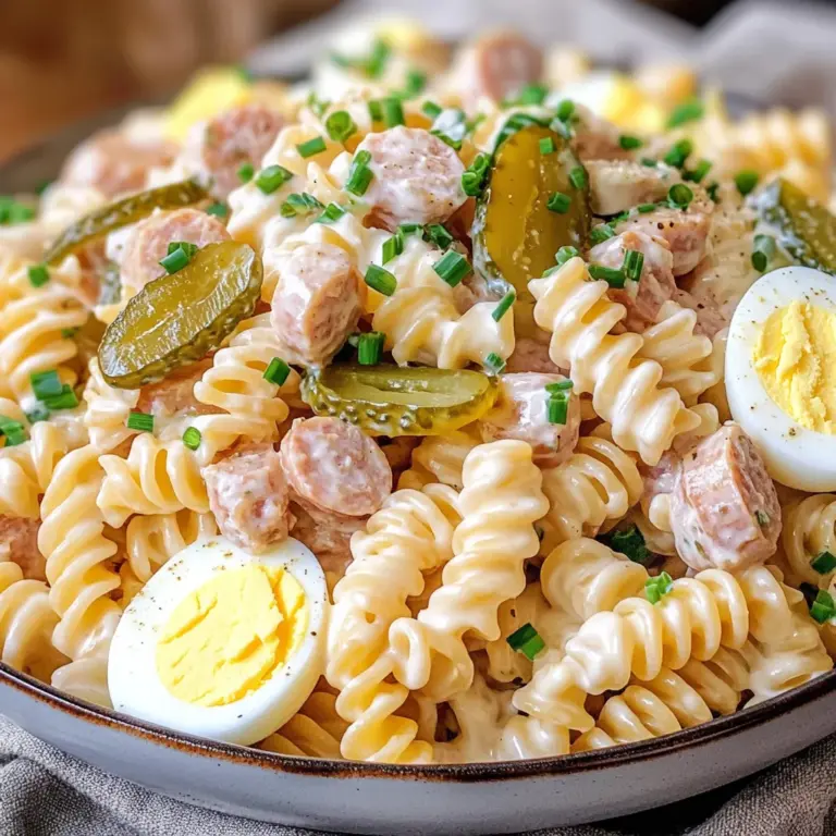 Klassischer Nudelsalat mit Mayo - einfach & schnell