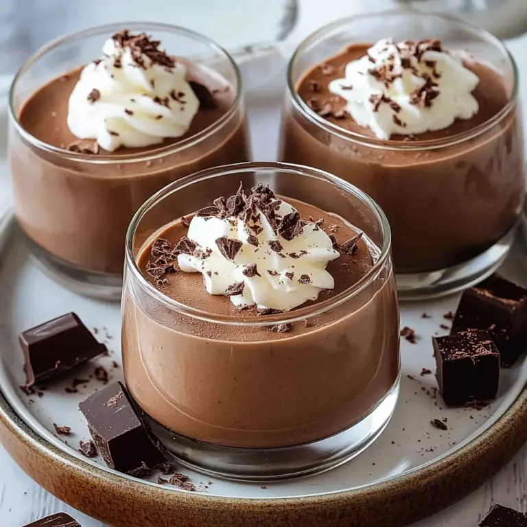 Mousse au Chocolat ohne Ei