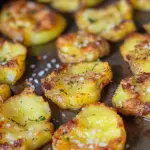Smashed Potatoes - knusprige Quetschkartoffeln im Ofen