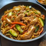 Spicy Bratnudeln / einfache Asiatische Bratnudeln