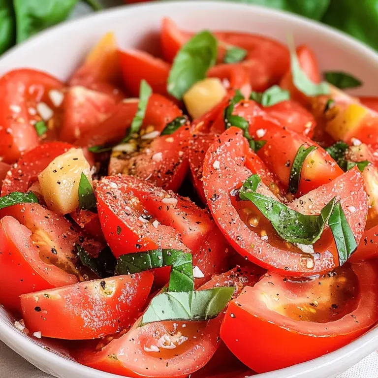 Tomatensalat - einfach & erfrischend