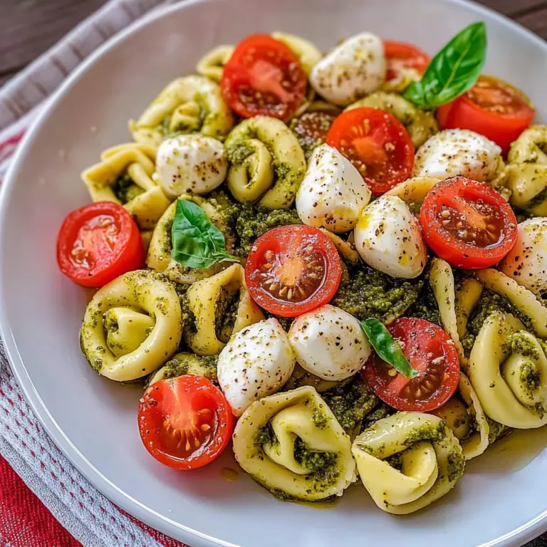 Tortellini Salat mit Pesto (schnelles Rezept)