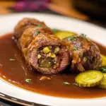 Zarte Rinderrouladen im Backofen zubereitet - Omas Klassiker