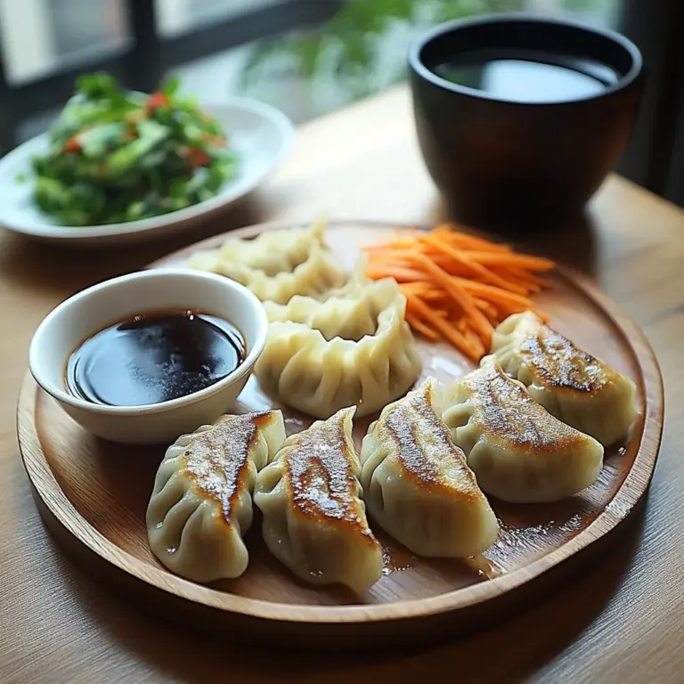 Chinesische Teigtaschen Jiaozi, Dumplings, Pot Sticker-Version