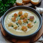 Cremige Knoblauchsuppe