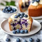 Gesunder Kuchen mit Heidelbeeren