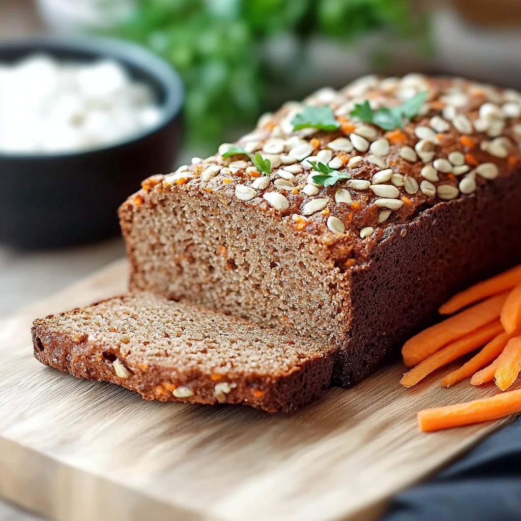 Gesundes 3-Minuten-Vielfaltbrot mit Möhren