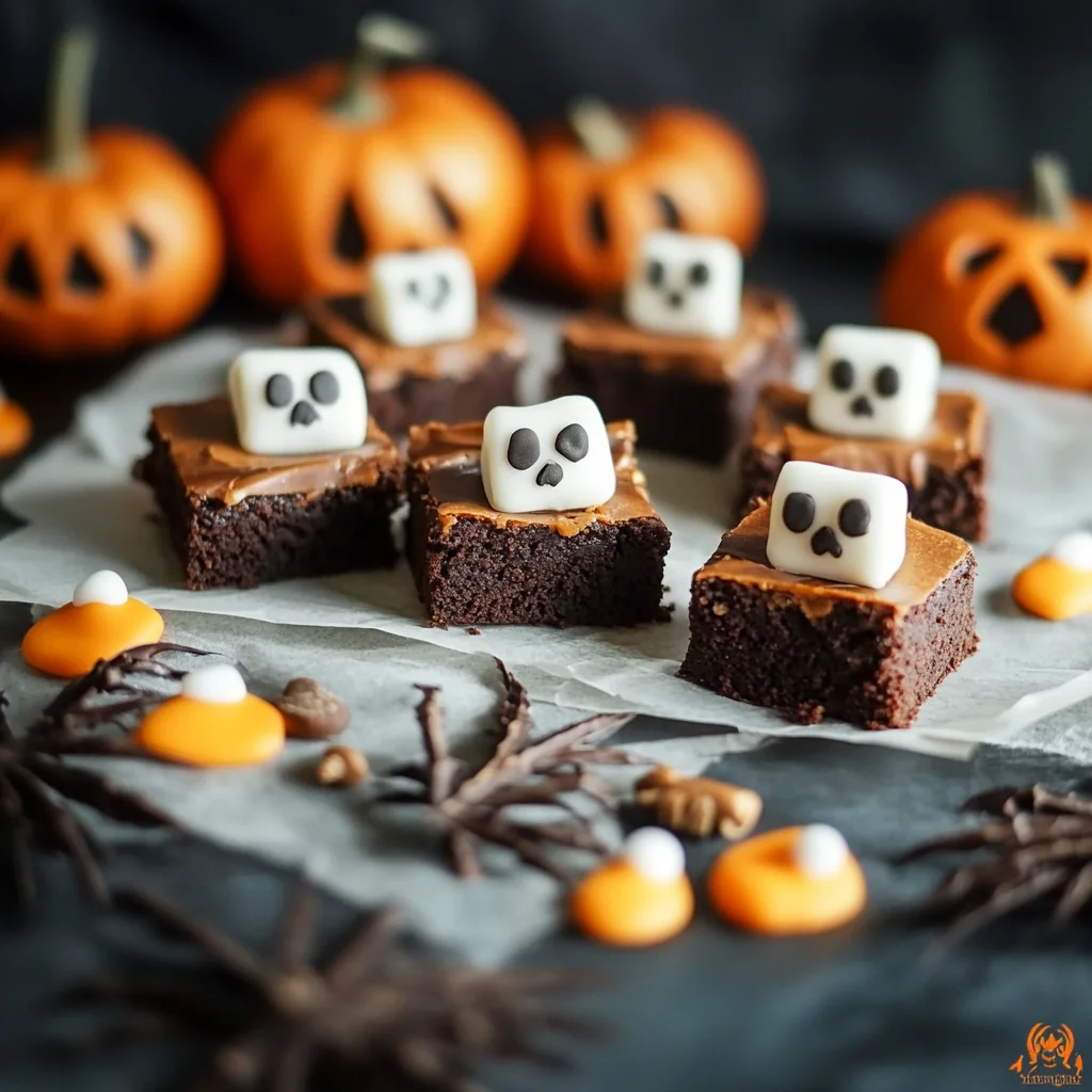 Halloween-Brownies