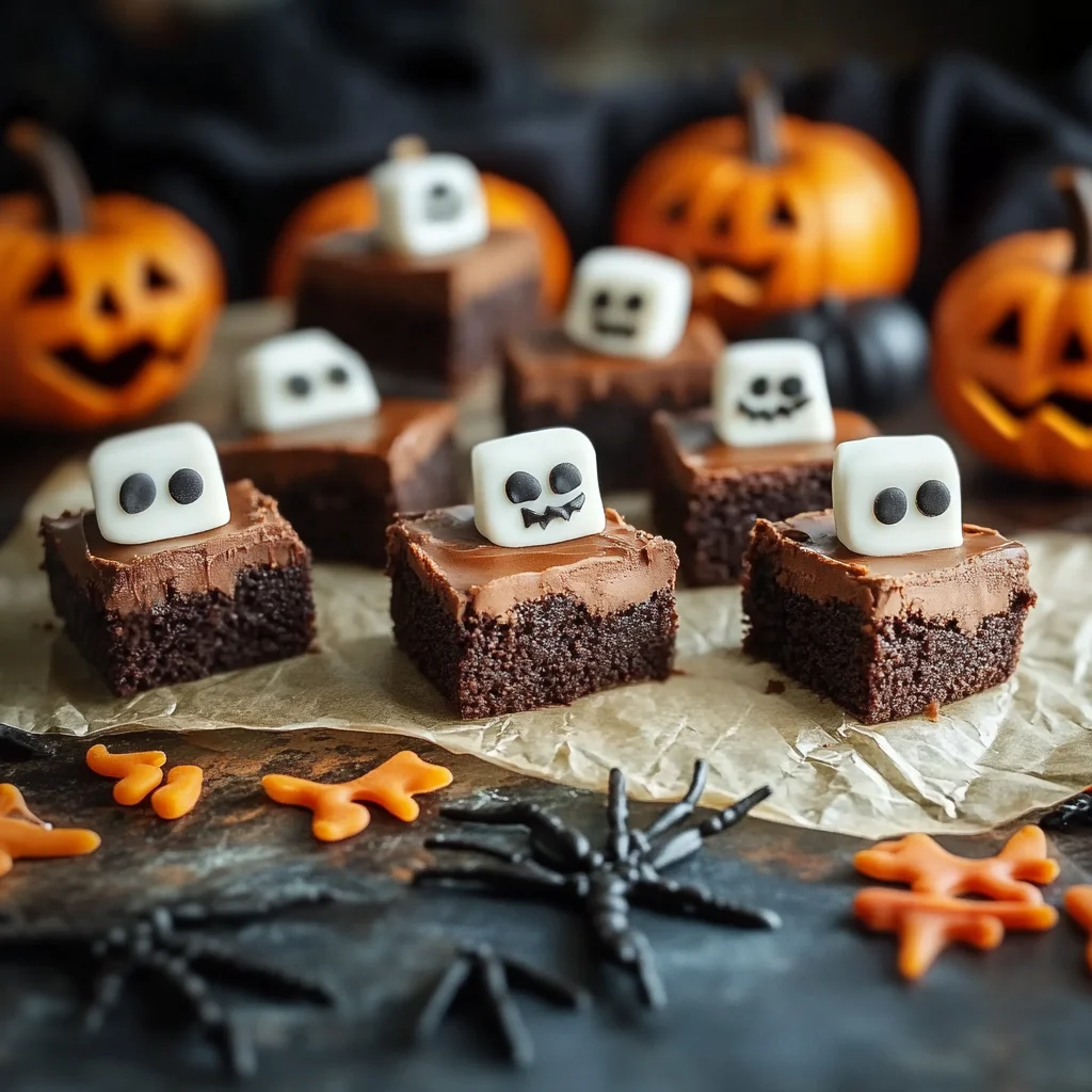 Halloween-Brownies