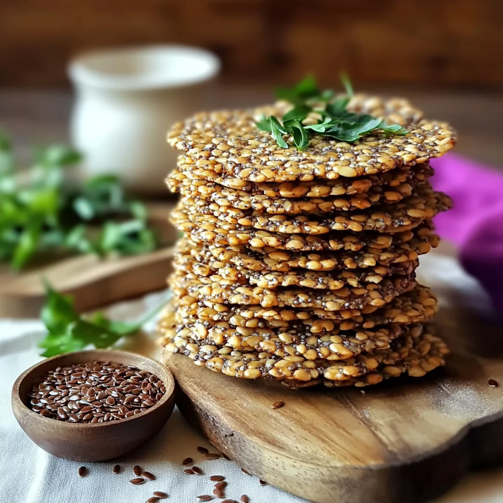 Leinsamen-Cracker