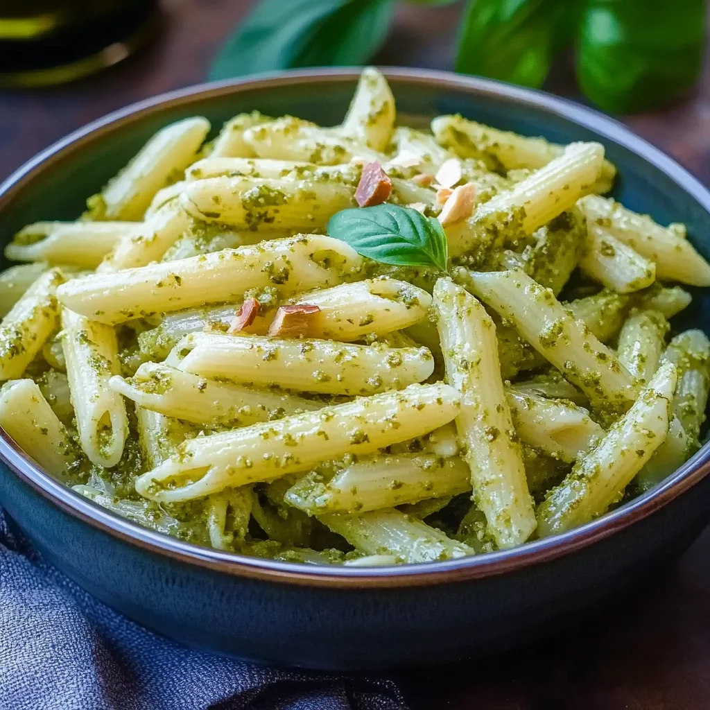 Nudeln mit Pesto