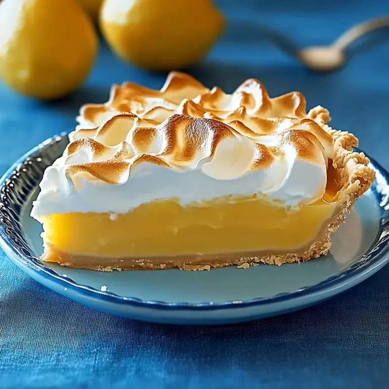 Zitronen-Baiser-Torte