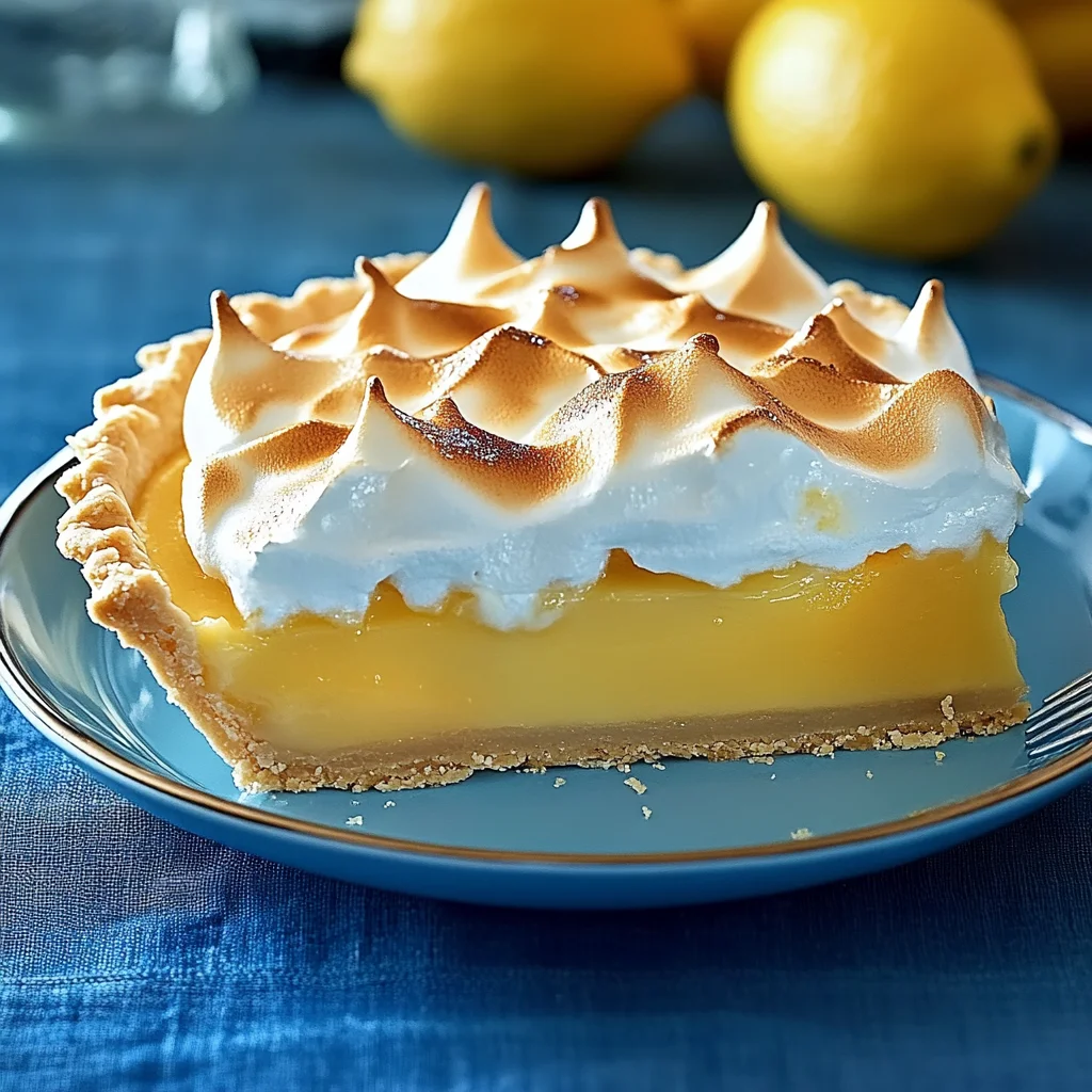 Zitronen-Baiser-Torte