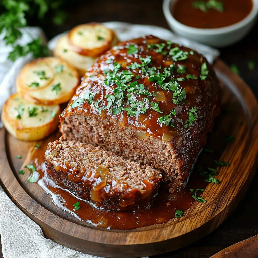 Bester Hackbraten aus dem Ofen