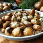 Cchicken hampignons wie vom Weihnachtsmarkt