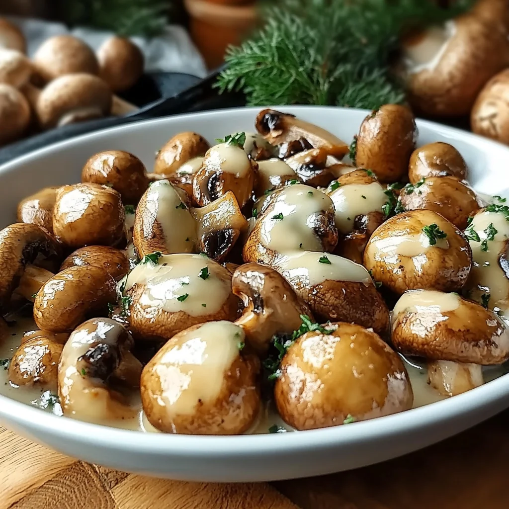 Cchicken hampignons wie vom Weihnachtsmarkt