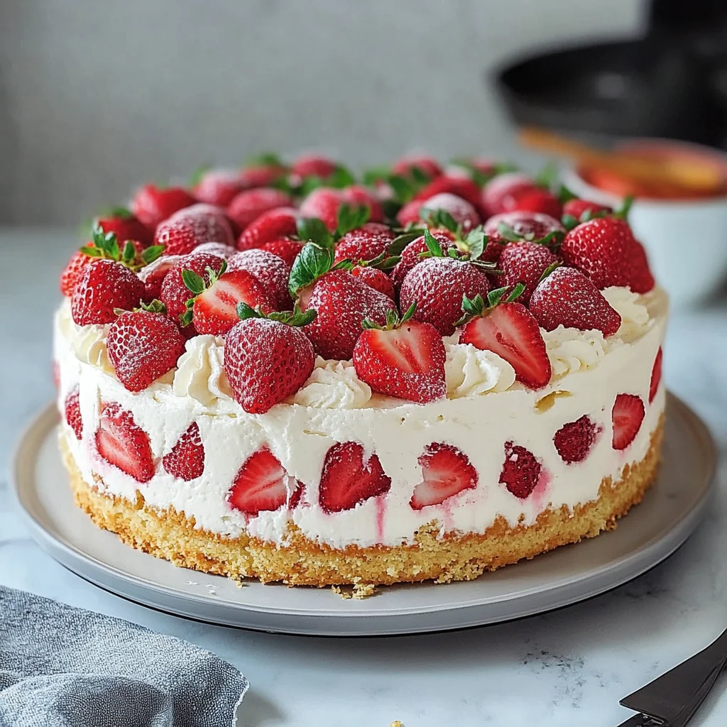 Erdbeer-Sahne-Torte